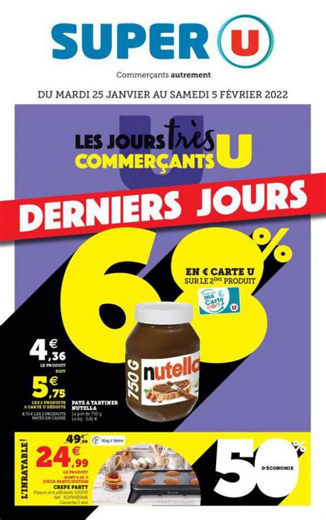 promo super u semaine prochaine.